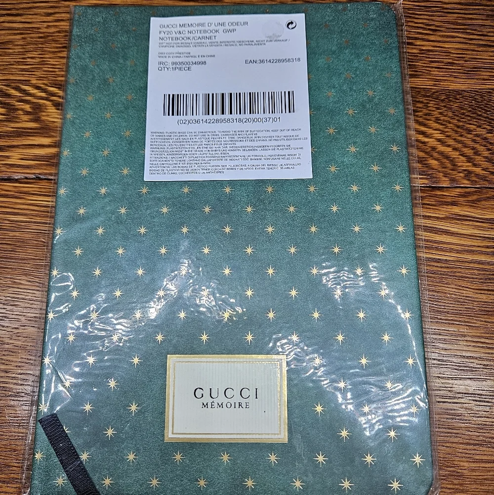 Gucci Memoire Notebook Limited Edition Journal